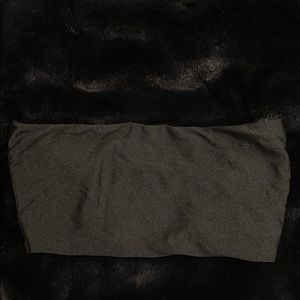 TIGER MIST BLACK BANDEAU BIKINI TOP